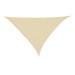 Outsunny Toldo Vela 3x3x3m Triangulo Color Arena Sombrilla Parasol Terraza Jardin Camping(c-3)