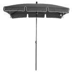 Outsunny Sombrilla Grande Parasol Reclinable 2.35m Sombrilla Impermeable y Resistente a UV para Jardín Patio Playa Piscina Terraza(c-1)