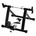 HOMCOM Rodillo Bicicleta 5 Niveles de Resistencia Cicloentrenador Entrenamiento de Acero 54,5x47,2x39,1cm Negro(c-2)