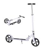 HOMCOM Patinete Plegable para Niños de +3 Años Scooter Infantil Manillar Ajustable en Altura de 4 Niveles con Pastilla de Freno 88x37x75-100 cm(c-2)