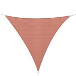 Outsunny Toldo Vela Triangular 3x3x3m Toldo Triángulo tipo Sombrilla o Parasol para Terraza Jardín o Camping de Poliéster Color Naranja(c-3)