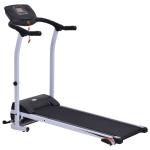 HOMCOM Cinta de Correr Eléctrica Plegable con 12 Programas Pantalla LCD Soportes de Objetos Botón de Emergencia Velocidad 12 km/h Motor 500 W Carga 100 kg 71x128x122 Negro(c-1)