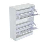 HomCom® Armario Gabinete Consola Zapatero Armario Bajo Mueble Organizador de Almacenaje Multiusos de Cocina Comedor Salón Baño 80x32x90.5cm(c-2)