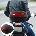 HOMCOM Maletero de Scooter Baúl de Moto para 1 Casco Integral y 1 Medio Capacidad de 48 L Cerradura con 2 Llaves Accesorios 58x44,5x33,5cm(c-1)
