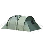 Outsunny Tienda de Campaña para 4 Personas Impermeable 2000mm Tienda Iglú Familiar Portátil con 2 Puertas para Camping Senderismo Acampada 480x220x190 cm Verde(c-1)
