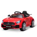 HOMCOM Coche Eléctrico para Niños de +3 Años Lamborghini SVJ Batería 12V con Mando a Distancia Velocidad de 3-5 km/h Música y Faros Carga 25 kg 123x66,5x45,5 cm Amarillo(c-5)