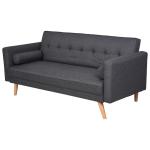 HOMCOM Cama Plegable Portátil Ahorro de Espacio con Cabecera Ajustable en 5 Niveles de ángulo 5 Ruedas Universales Carga Máx 120 kg 184x65x26 cm Azul(c-6)