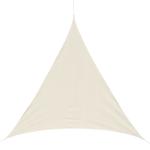 Outsunny Toldo Vela 5x5x5m Triángulo Color Crema Sombrilla Parasol Terraza Jardín Camping(c-2)