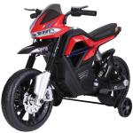 HOMCOM Moto Eléctrica Infantil Moto de Juguete Niños +3 Años Batería 6V con Luces y Música 105x52.3x62.3cm(c-1)