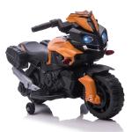 HOMCOM Moto Eléctrica para Niños de +18 Meses 6V con Faros Bocina 2 Ruedas de Equilibrio Velocidad Máx. de 3 km/h Motocicleta de Juguete 88,5x42,5x49 cm Rojo(c-1)