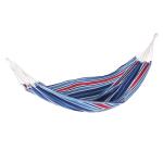 Hamaca Colgar 210 x 150 cm Playa Piscina Jardin Camping 70% Algodon Azul(c-3)