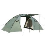 Outsunny Tienda de Campaña para 4 Personas Impermeable 2000mm Tienda Iglú Familiar Portátil con 2 Puertas para Camping Senderismo Acampada 480x220x190 cm Verde(c-2)
