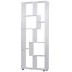 HOMCOM Estantería Librería con Asiento 6 Cubo Librería Original Infantil Zapatero con Cojín Estante con Banco Multiusos 102x30x61cm(c-4)