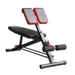 HOMCOM Máquina de Sissy Squat Equipo Multifuncional para Sentadillas Entrenamiento de Abdominales con Asiento y Cojín para Piernas Ajustables 71x108x46-58 cm Negro(c-2)