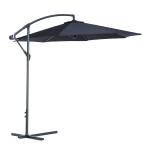 Outsunny Sombrilla Inclinable de Jardín o Patio - Verde Oscuro - Acero y Tela de Poliéster 180g/metro cuadrado - 3 x 2.6M (Diámetro x Alto)(c-2)