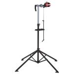 HOMCOM Soporte tipo Caballete para Reparación de Bicicletas - Color Negro y Plata - Acero - 100x56x190cm(c-1)