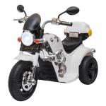 HOMCOM Moto Triciclo Eléctrico para Niños de +3 Años Moto Eléctrica Infantil con 3 Ruedas Batería 6V con Botón de Música 87x46x54 cm Rojo(c-1)