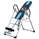HOMCOM Tabla de Inversión Gravitacional Plegable Acolchada con Cinturón de Seguridad Regulable en Altura para Usuarios de 130-190cm Ejercicio y Alivio de Dolores de Espalda Carga Máxima 150 kg(c-1)