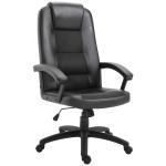 Vinsetto Silla de Oficina Giratoria Silla de Escritorio Ergonómica con Altura Ajustable Reposabrazos y Respaldo Acolchado 66x75x112-122 cm Azul Claro(c-2)