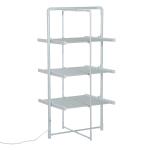HOMCOM Tendedero Eléctrico Plegable con Alas Secador de Ropa en Forma X 149x54x92cm(c-1)
