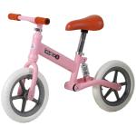 HOMCOM Bicicleta Sin Pedales para Niños Mayores de 2 Años Bicicleta Entrenamiento Equilibrio con Sillín Regulable Acolchado Rueda Antideslizante Carga 25 kg 85x36x54 cm Color Rosa(c-1)
