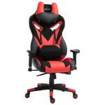 Vinsetto Silla Gaming Ergonómica Silla de Juegos Giratoria con Altura Ajustable Reposabrazos Regulable Reposacabezas y Cojín Lumbar Extraíbles 70x71x125-133 cm Blanco(c-1)