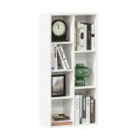 HOMCOM Estantería Librería con Asiento 6 Cubo Librería Original Infantil Zapatero con Cojín Estante con Banco Multiusos 102x30x61cm(c-3)