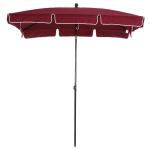 Outsunny Sombrilla Grande Parasol Reclinable 2.35m Sombrilla Impermeable y Resistente a UV para Jardín Patio Playa Piscina Terraza(c-2)