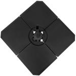 Outsunny Parasol Madera para Jardín Cuadrado 3x3m Sombrilla para Terraza de Madera Bambú Ángulo Ajustable Tela Beige(c-2)