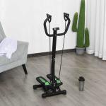 HOMCOM Máquina de Step Stepper Up-Down Máquina de Paso con 2 Reposapiés Pedales Ajustables 40x48x118cm(c-2)