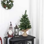 HOMCOM Árbol Artificial de Navidad de 490 Ramas 170 Luces LED Base de Metal Plegable Estructura con Bisagras para Interiores Φ75x150 cm Verde(c-1)
