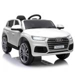 HOMCOM Coche Eléctrico para Niño +3 Años Audi Q5 con Mando a Distancia MP3 Luces y Sonidos Apertura de Puerta 116x75x56cm Carga 30kg(c-2)