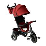 HOMCOM 3 EN 1 Triciclo para Niños +18 Meses Triciclo con Pedales con Capota Extraíble Plegable Barra Telescópica para Padres Triciclo de Empuje 96x53.5x101cm(c-2)