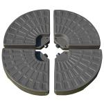 Outsunny Parasol Madera para Jardín Cuadrado 3x3m Sombrilla para Terraza de Madera Bambú Ángulo Ajustable Tela Beige(c-1)