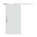 HOMCOM Puerta Corredera con Cristal Translúcido de Seguridad 90x205 cm Puertas Corrediza Deslizantes sin Obra(c-5)