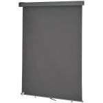 Outsunny Toldo para Balcón Doble Posición 160x250 cm Colocación en Techo o Pared Función Vertical y Horizontal con Tirador(c-1)
