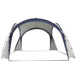 Outsunny Pérgola de Aluminio Gazebo Cenador 3x3m para Jardín Patio o Terraza con Techo Retráctil Tela Poliéster Resistente a Agua y UV(c-2)