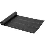 Outsunny Malla Geotextil 2x50 m Malla de Jardín contra Malas Hierbas 100 g/m² Rollo de Malla Antimaleza Negro(c-2)
