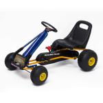 HOMCOM Go Kart a Pedales para Niños desde 3 Años Carga Máx. 30kg Coche de Pedales con Freno de Mano y Cadena 89x52x51 cm Rojo y Negro(c-1)