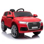 HOMCOM Coche Eléctrico para Niño +3 Años Audi Q5 con Mando a Distancia MP3 Luces y Sonidos Apertura de Puerta 116x75x56cm Carga 30kg(c-1)