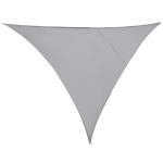 Outsunny Toldo Vela Triangular 3x3x3m Toldo tipo Sombrilla o Parasol Triángulo para Terraza Jardín o Camping Tela de Poliéster Color Gris(c-1)