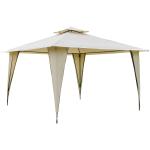 Outsunny Carpa Plegable 3x3m Cenador de Jardín Diseño Pop Up de Acero y Cubierta de Tela Oxford Verde(c-2)