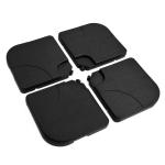 Base de Sombrilla o Pie para Parasol– Color negro –Plástico – 50 x 50 x 7.5cm(c-2)