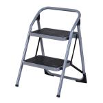 HOMCOM Escalera Acero Plateado 92x48x62cm(c-1)