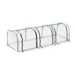 Outsunny® Invernadero Caseta 350x100x80cm para Jardín Terraza Cultivo de Plantas Semilla(c-2)