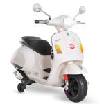 HOMCOM Moto Eléctrica Infantil Coche Triciclo Vespa Scooter Eléctrico a Batería con Luz MP3 USB Bocina para Niños Más de 3 Años Carga 25kg(c-2)