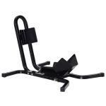 DURHAND Plataforma Elevadora de Tijera con Soporte para Motocicletas con Altura Ajustable Carga 500 kg 41,5x23,5x10-37 cm Negro y Rojo(c-1)