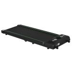 HOMCOM Cinta de Correr Caminar Eléctrica con Velocidad Ajustable de 1-6 km/h Pantalla LED Control Remoto y 2 Ruedas de Transporte para Oficina Hogar 133x50x13 cm Negro(c-2)