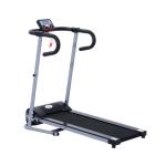 HOMCOM Cinta Andadora Plegable y Eléctrica de 500W para Fitness 1-10Km/h con Pantalla LCD y Carga Máx. 110 kg Negro y Gris(c-2)