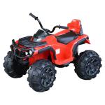 HOMCOM Quad Eléctrico Niño Coche Eléctrico Cuatrimoto Batería 12V con MP3 Radio Luces Sonidos 103,5x69,5x70 cm Carga 30kg(c-1)